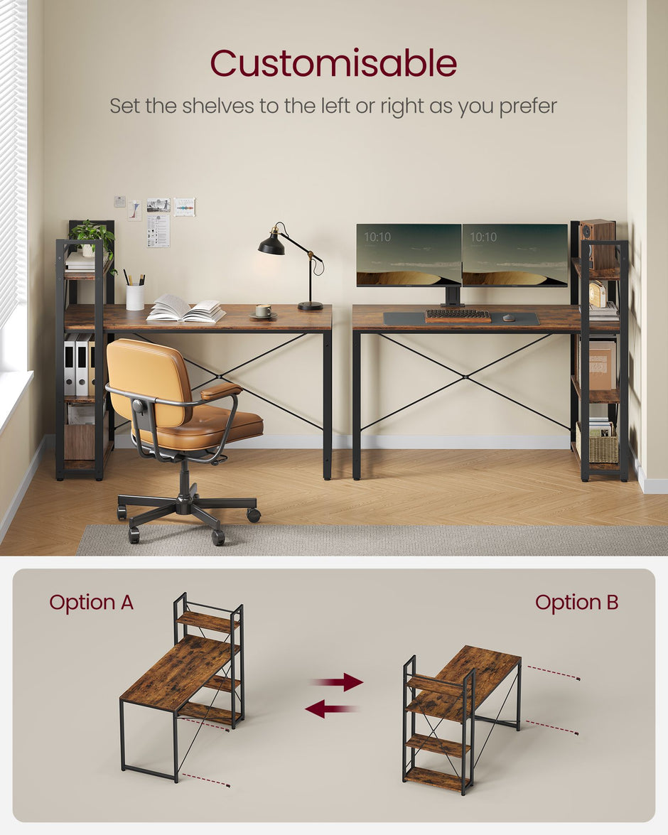 Computerbüro - Bretter - rechts oder links