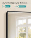 Wandspiegel – Rechthoekig – Aluminium Frame – Modern Design