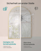 Wandspiegel – Gebogen – Aluminium Frame – Modern Design