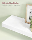 Wandplank – Zwevend – 40 x 20 cm – Tot 10 kg – Wit