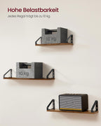 Wall Shelter Set von 3 mit einem industriellen Look