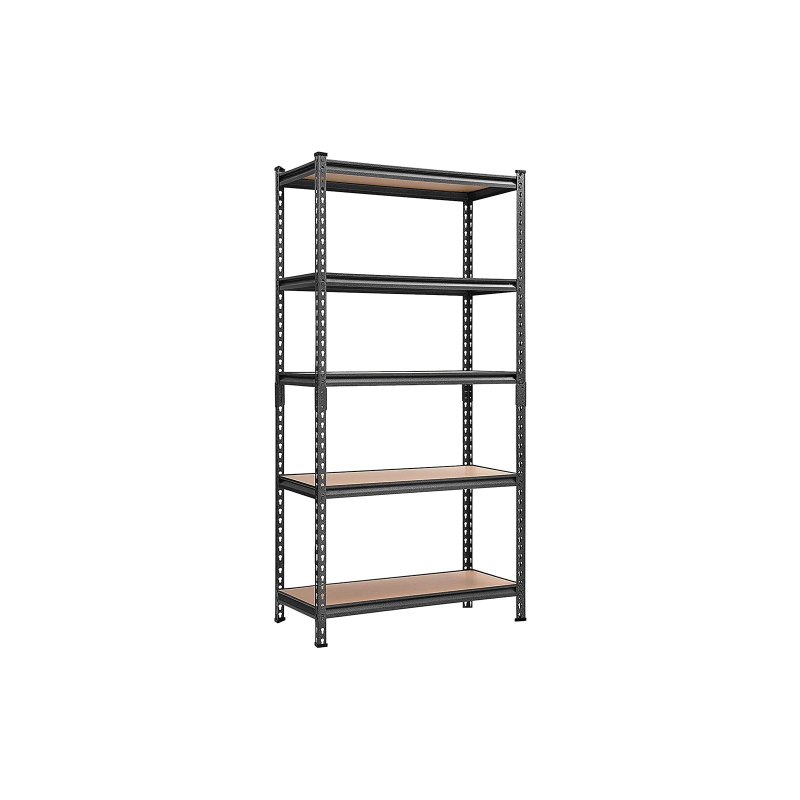 Lagerregal - Metallschrank - 875 kg Lagerkapazität - 180 x 90 x 40 cm - Silber