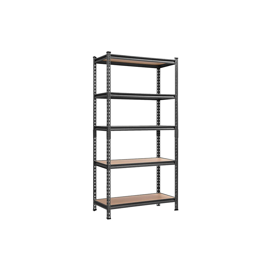 Lagerregal - Metallschrank - 875 kg Lagerkapazität - 180 x 90 x 40 cm - Silber