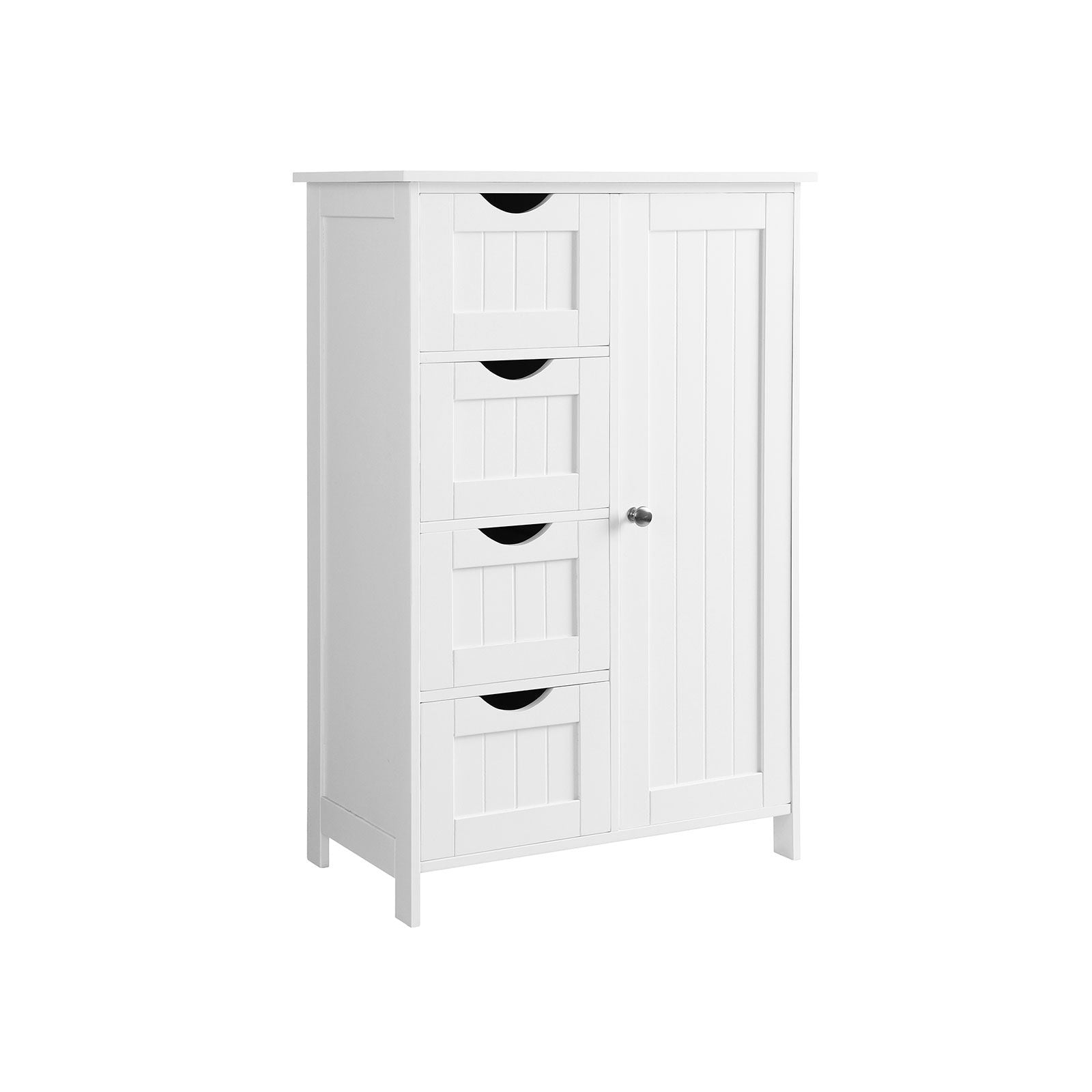 Badezimmerschrank - Kommode - Beepercase - 4 Ladungen - Weiß