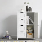 Badezimmerschrank - Kommode - Beepercase - 4 Ladungen - Weiß