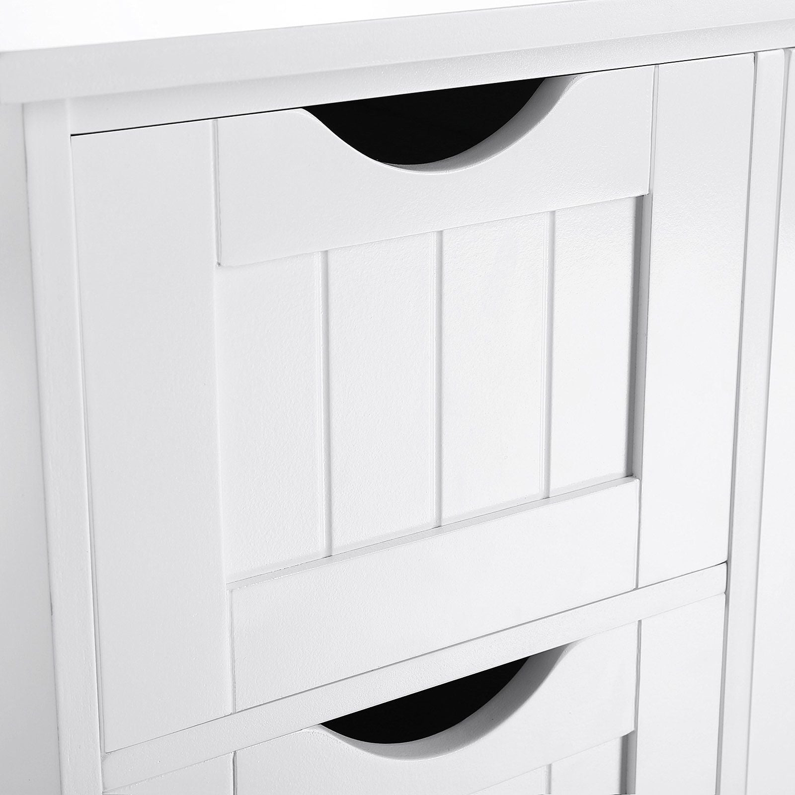 Badezimmerschrank - Kommode - Beepercase - 4 Ladungen - Weiß
