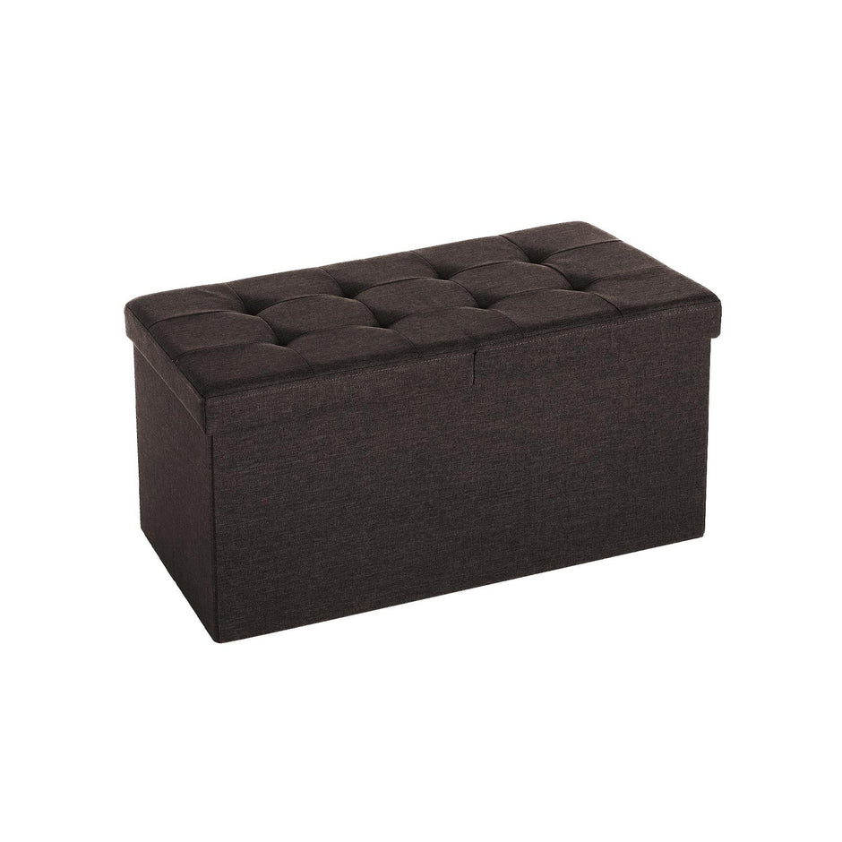 Sitzkasten - Sofa mit Stauraum - Schilderabdeckung - 80 l - hellgrau