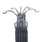 Set von 100 Samtbügel - hellgrau