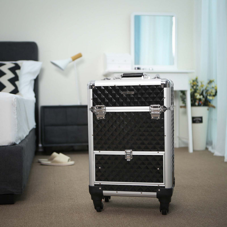 Make-up-Wagen-1 Schubladenschwarz