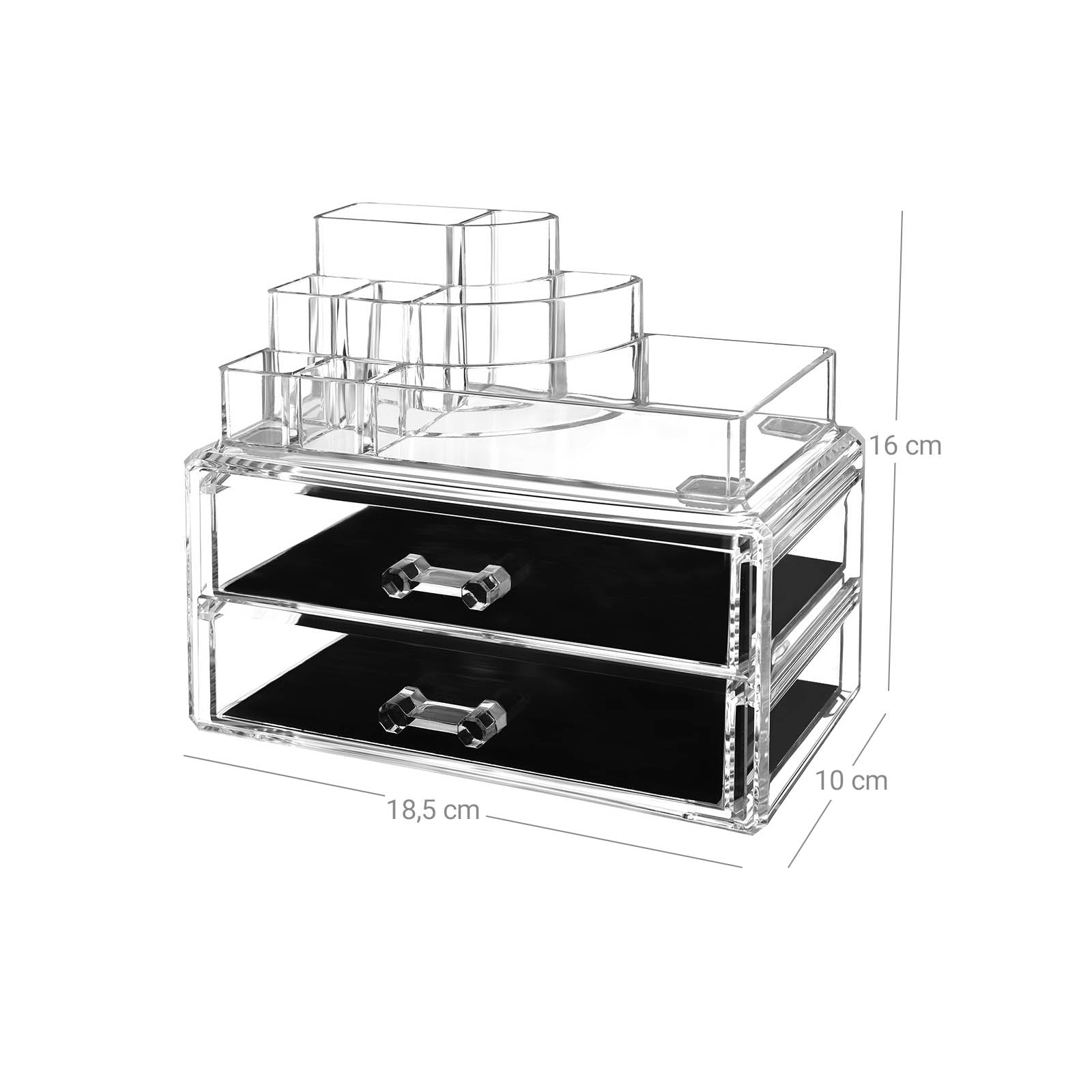 Make-up Organizer-Small-Transparent