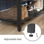 Schuhbank - Futterplatz - 2 GaasBanken - dunkelbraun