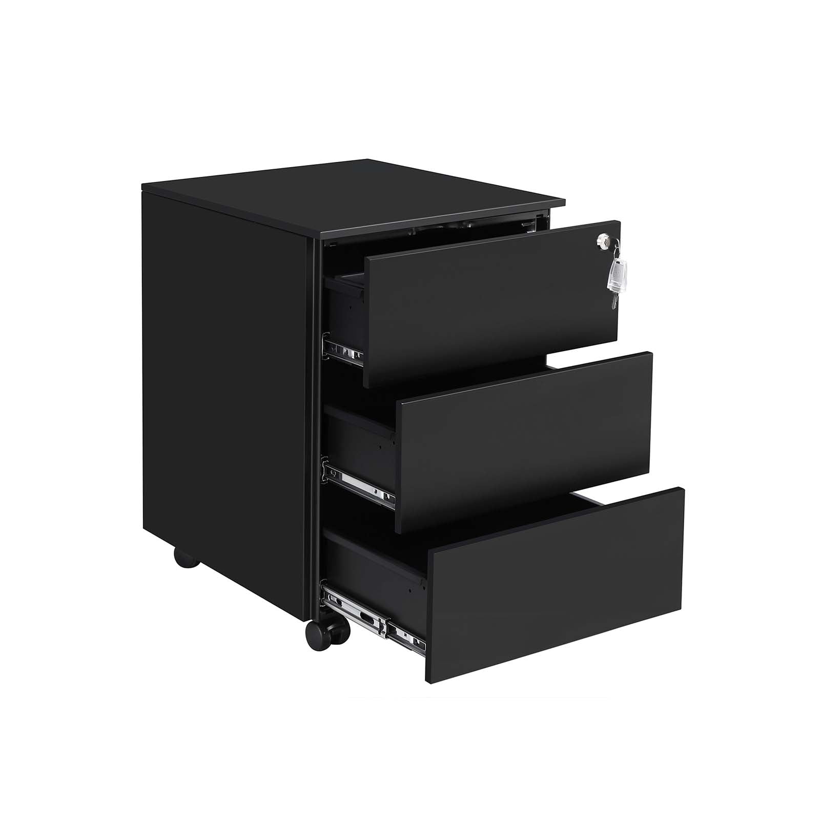 Archivschrank - Büroschrank - Ladeblok - Matt Black