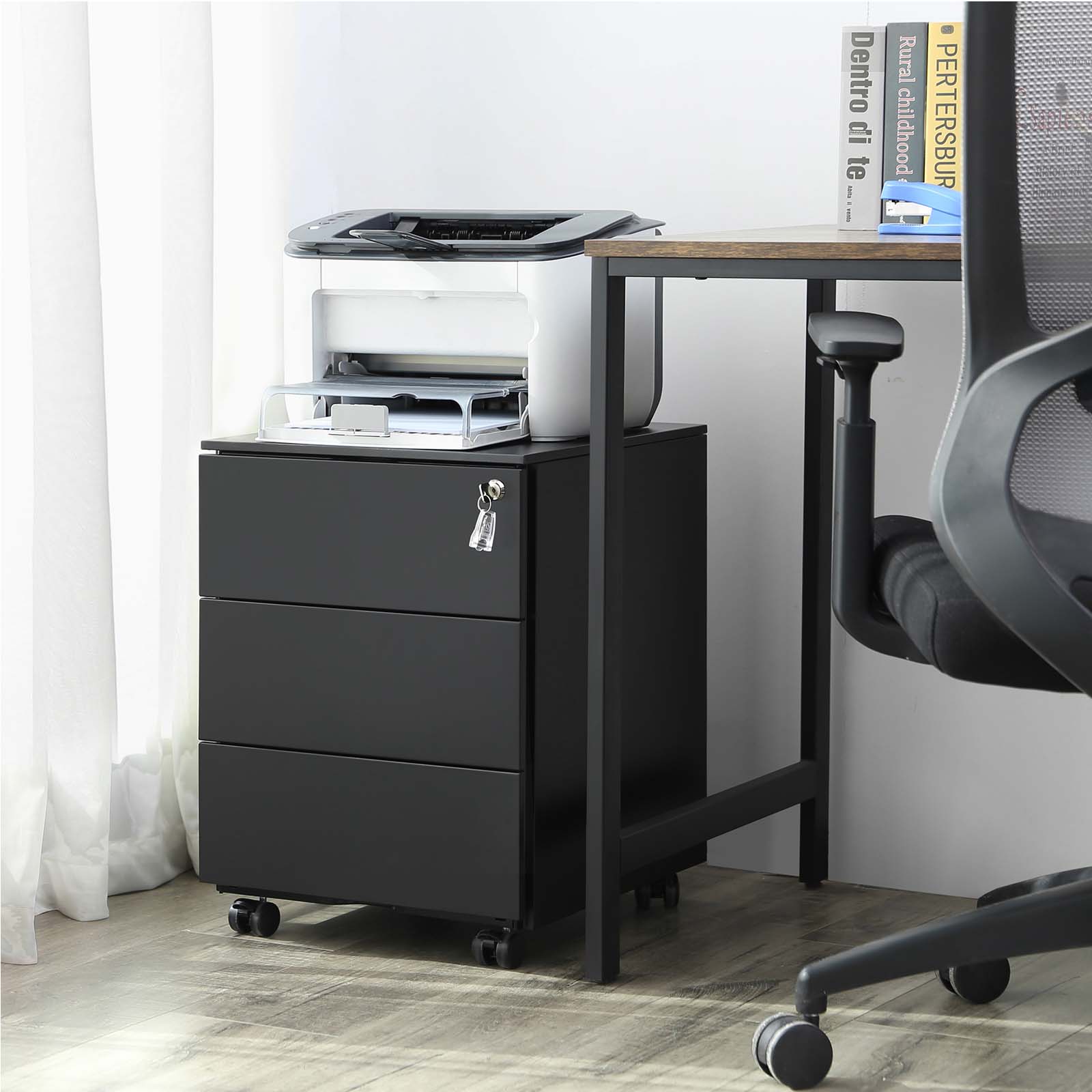 Archivschrank - Büroschrank - Ladeblok - Matt Black