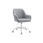 Office Stuhl - Bürokorient - Velvet Computerstuhl - Höhe einstellbar - Schwenkstuhl - Grau