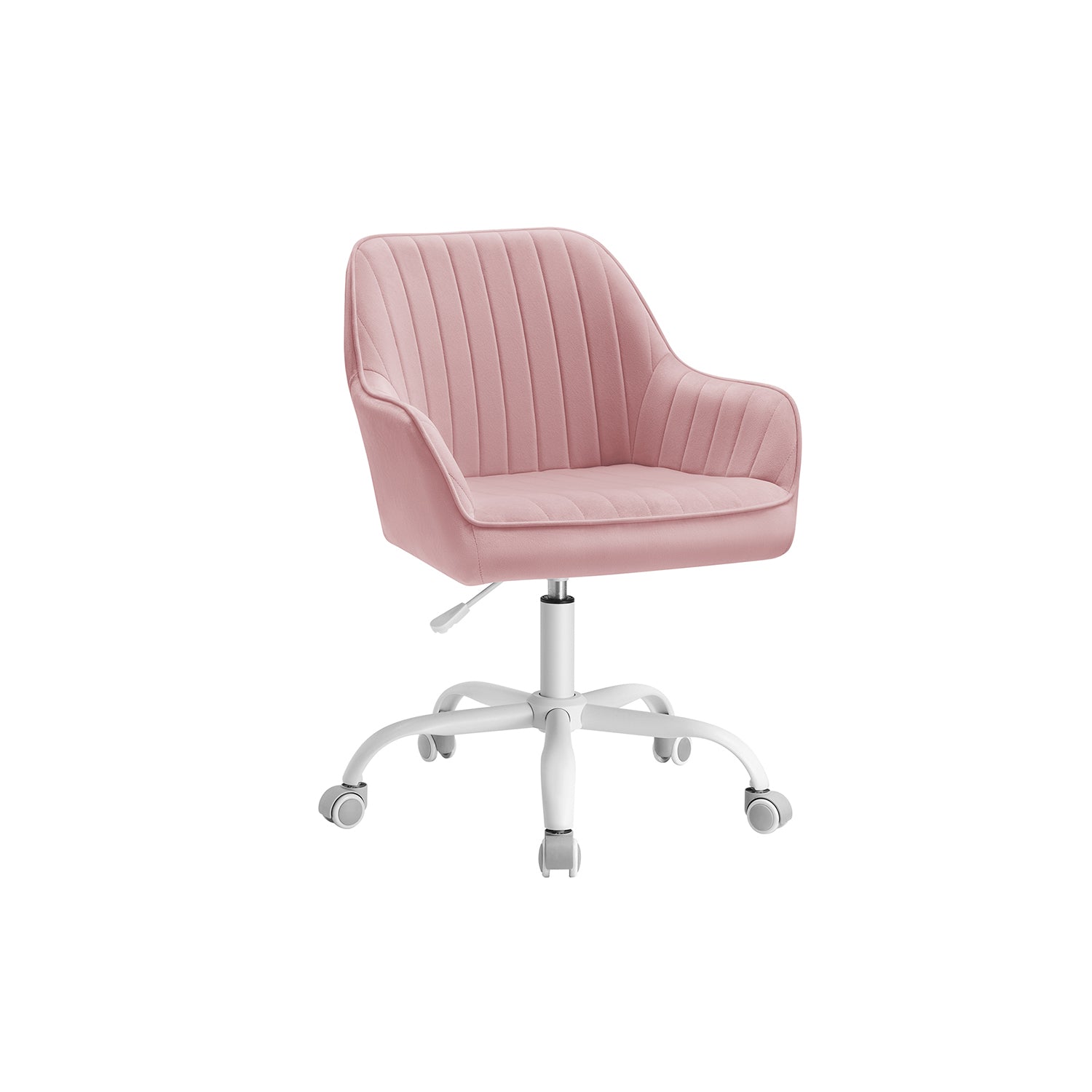 Office Stuhl - Bürokorient - Velvet Computerstuhl - Höhe einstellbar - Schwenkstuhl - Grau