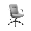 Office Stuhl - mit Backaus und gebogener Sitz - Tinte -Black