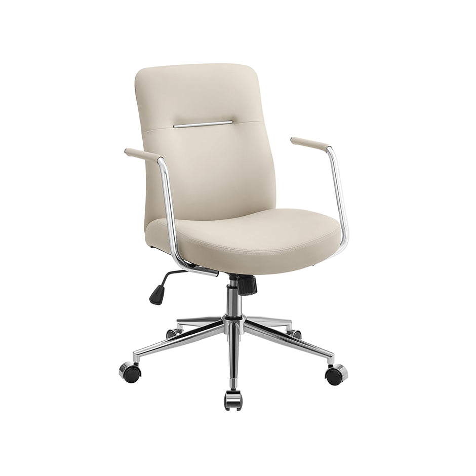 Office Stuhl - mit Backaus und gebogener Sitz - Tinte -Black