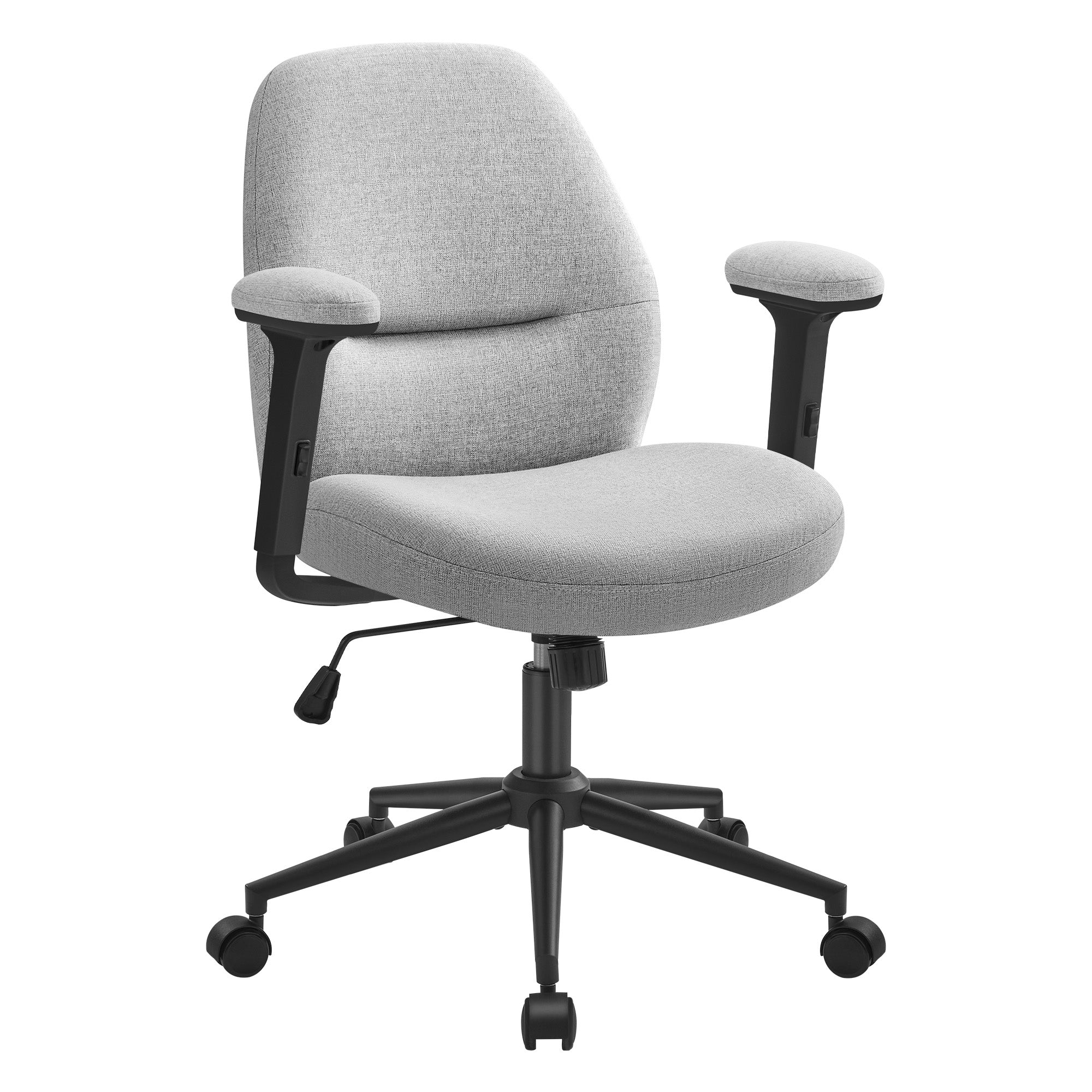 Bürostuhl mit verstellbaren Armlehnen Taube grau