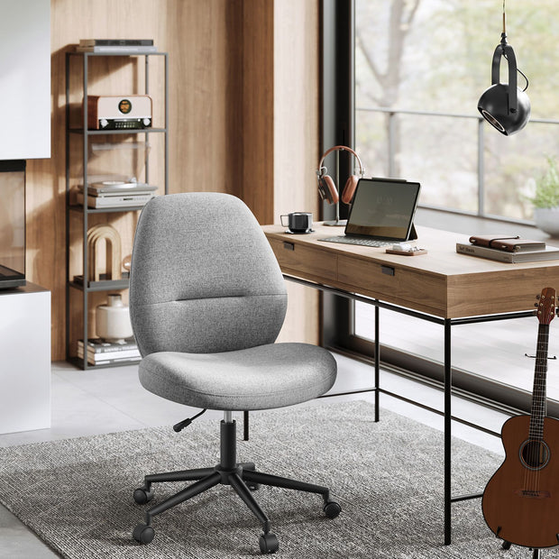 Bürostuhl mit Sitz- und Chassis -Taubengrau