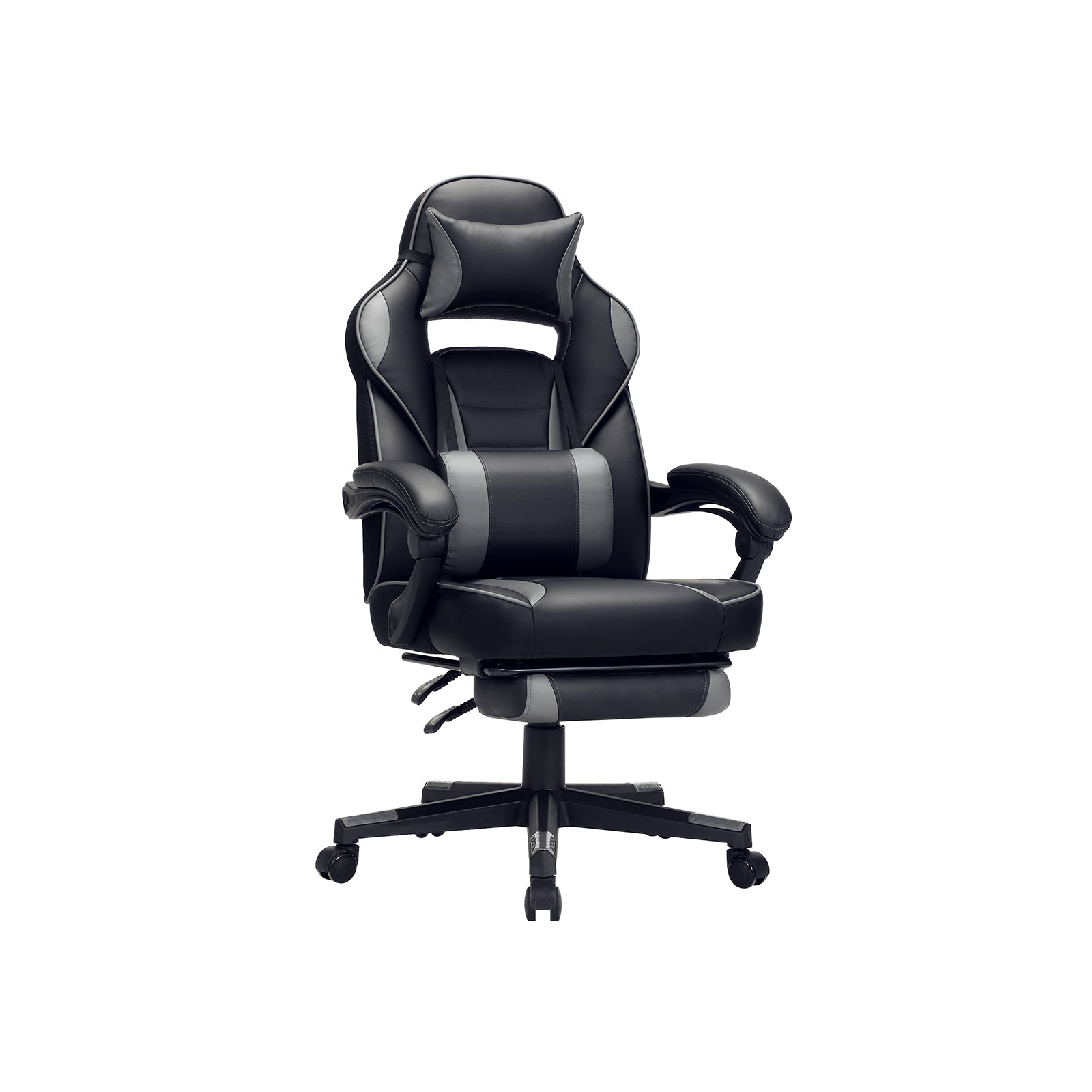 Spielstuhl - Gaming Office Chair mit Fußstütze - Schwarz/Rot