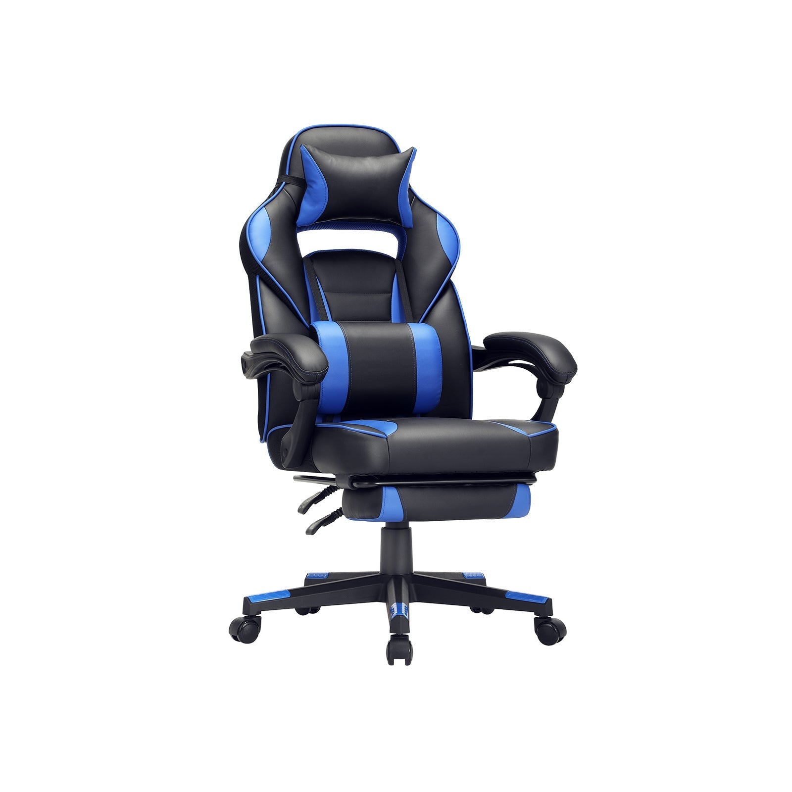 Spielstuhl - Gaming Office Chair mit Fußstütze - Schwarz/Rot