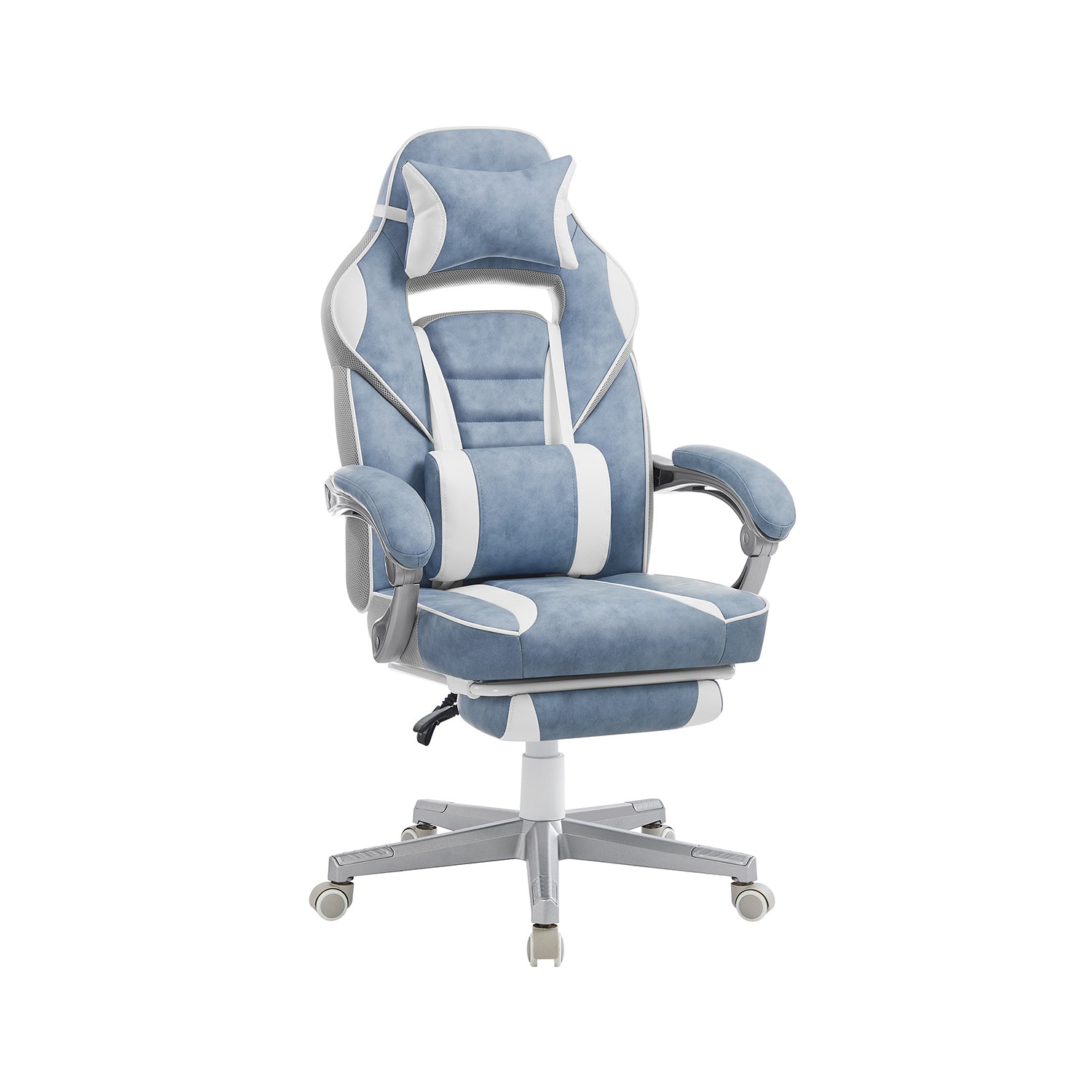 Spielstuhl - Gaming Office Chair mit Fußstütze - Schwarz/Rot