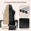 Gamingstoel – Ergonomisch – Pocketvering Zitkussen – Uitschuifbare Voetensteun – Tot 150 kg – Zwart