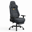 Gamingstoel - Met Voetsteun en 4D-Armleuningen - Tot 200 kg - Antracietgrijs - 72 x 72 x (125-135) cm