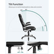 Office Chair - Ergonomisch - Spielstuhl - Rotatable - Schwarz