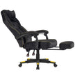 Gamingstoel - Ergonomisch - Met Voetensteun - Verstelbare Hoofdsteun - Zwart