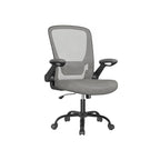 Office Chair - Ergonomisch - mit faltbaren Armlehnen - Nebelblau