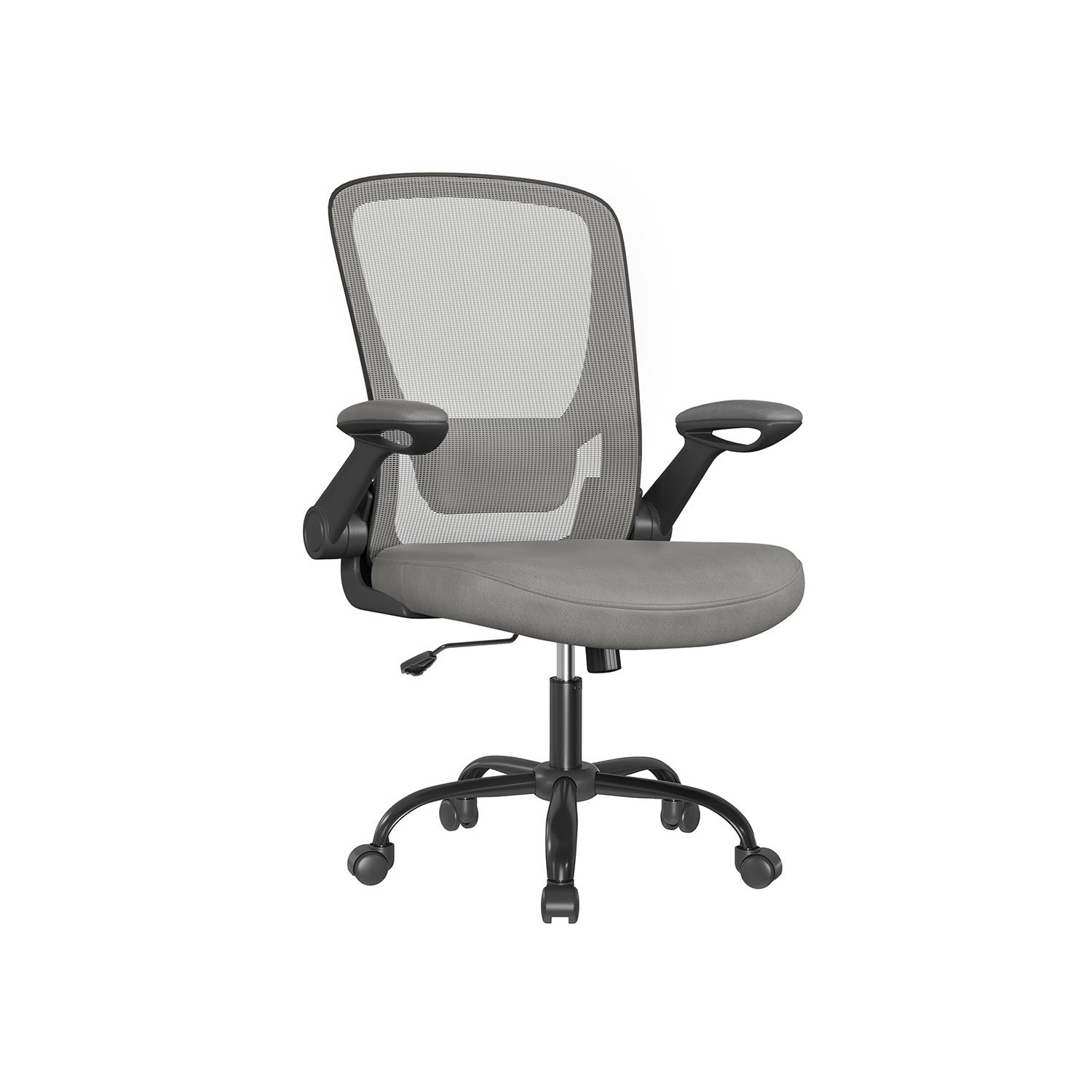 Office Chair - Ergonomisch - mit faltbaren Armlehnen - Nebelblau