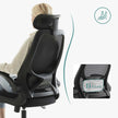 Office Chair - Ergonomisch - einstellbarer Schaukelstuhl - Schwarz