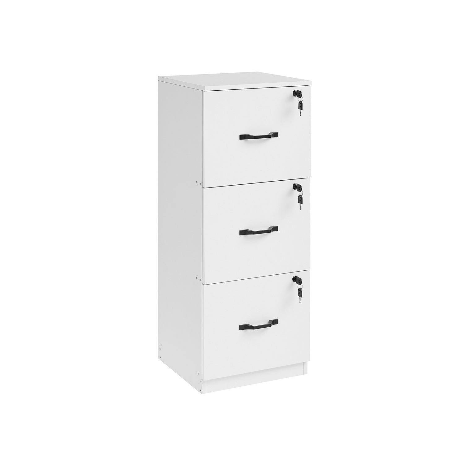 Archivschrank - mit 3 abschließbaren Schubladen - Wolkwit