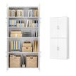 Kast - 80 x 40 x 180 cm - Sneeuwwit - Spaanplaat - Max. belasting per plank 25 kg