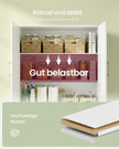 Kast - 80 x 40 x 180 cm - Sneeuwwit - Spaanplaat - Max. belasting per plank 25 kg