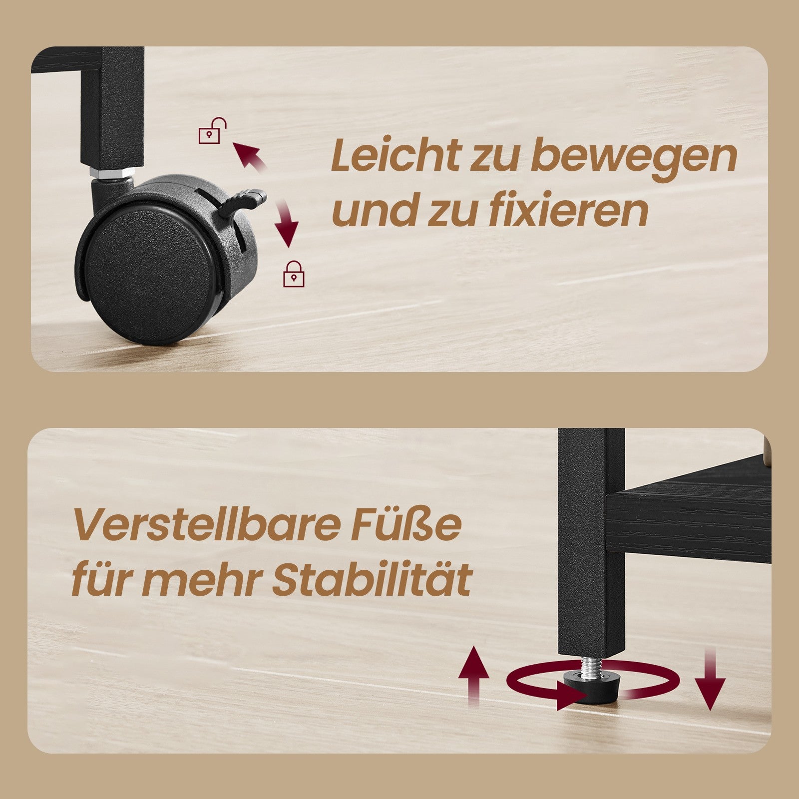 Archivschrank - 2 Schubladen - Druckerstand - für A4