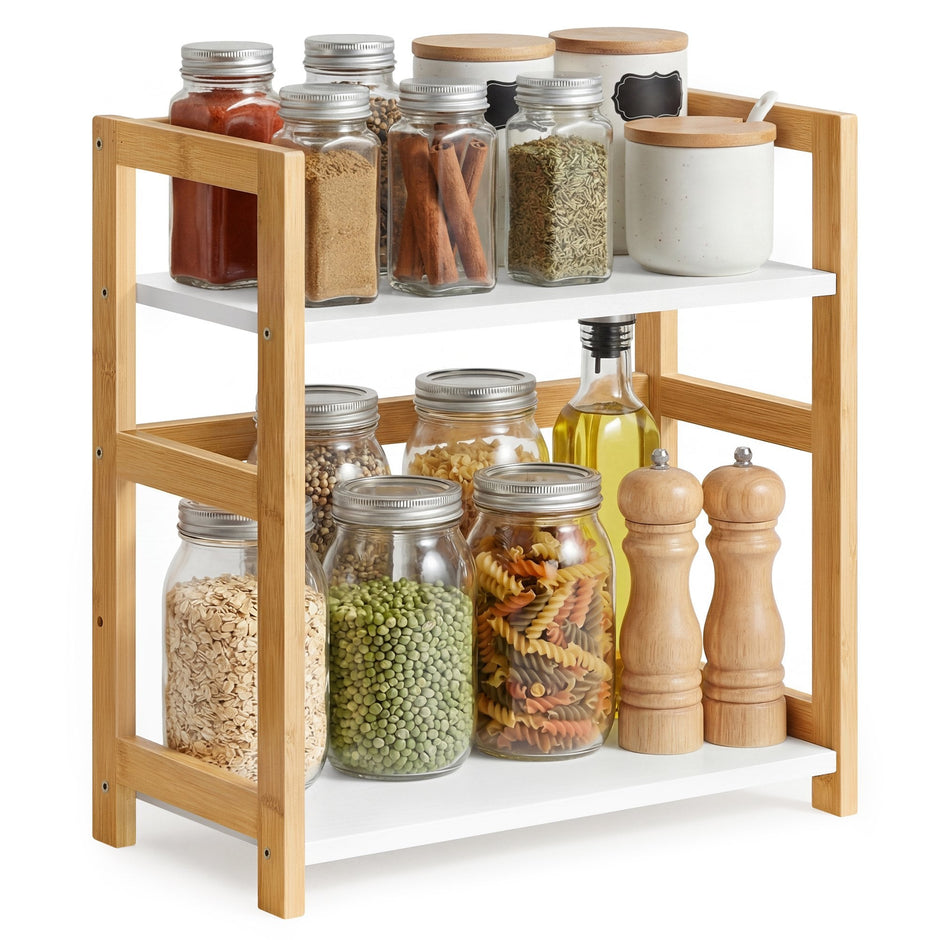Kitchen Trolley - On Wheels with Shelves