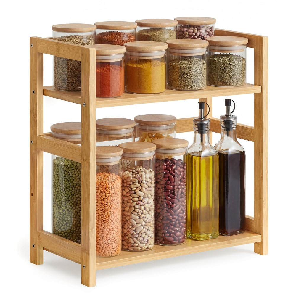 Kitchen Trolley - On Wheels with Shelves