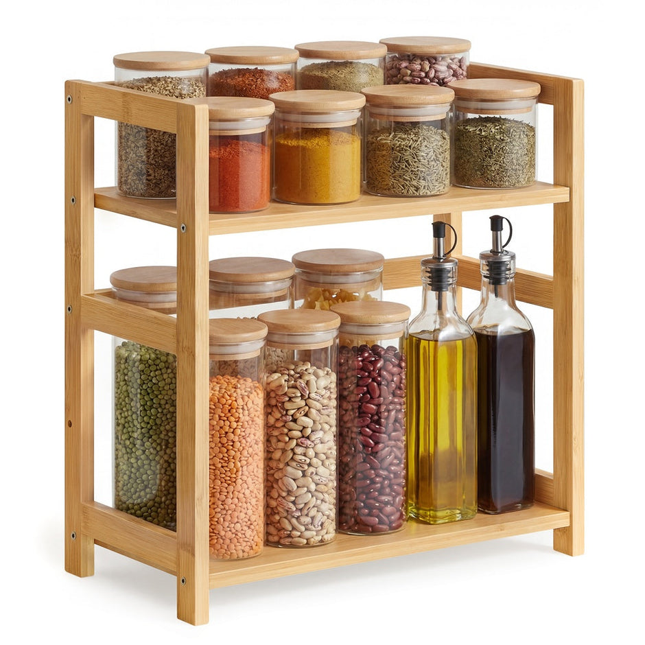 Kitchen Trolley - On Wheels with Shelves