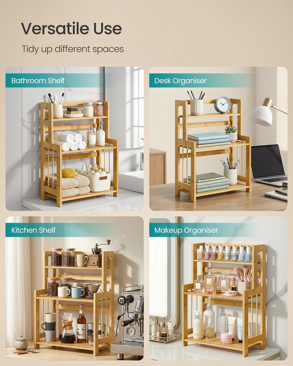 Kitchen Trolley - On Wheels with Shelves