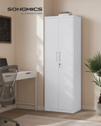 Archivschrank mit doppelten Türen und 5 Levels