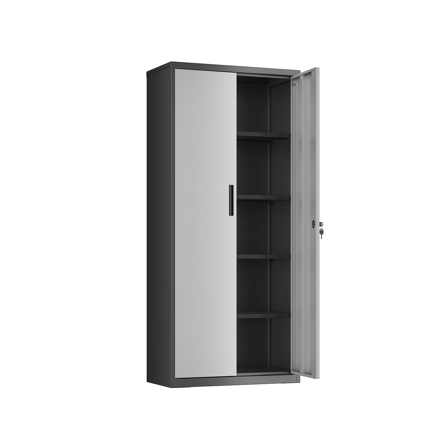 Archivschrank - 5 Level - mit einstellbaren Regalen