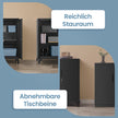 Archivschrank - Büroschrank mit 2 Türen, geräumiger Lagerschrank