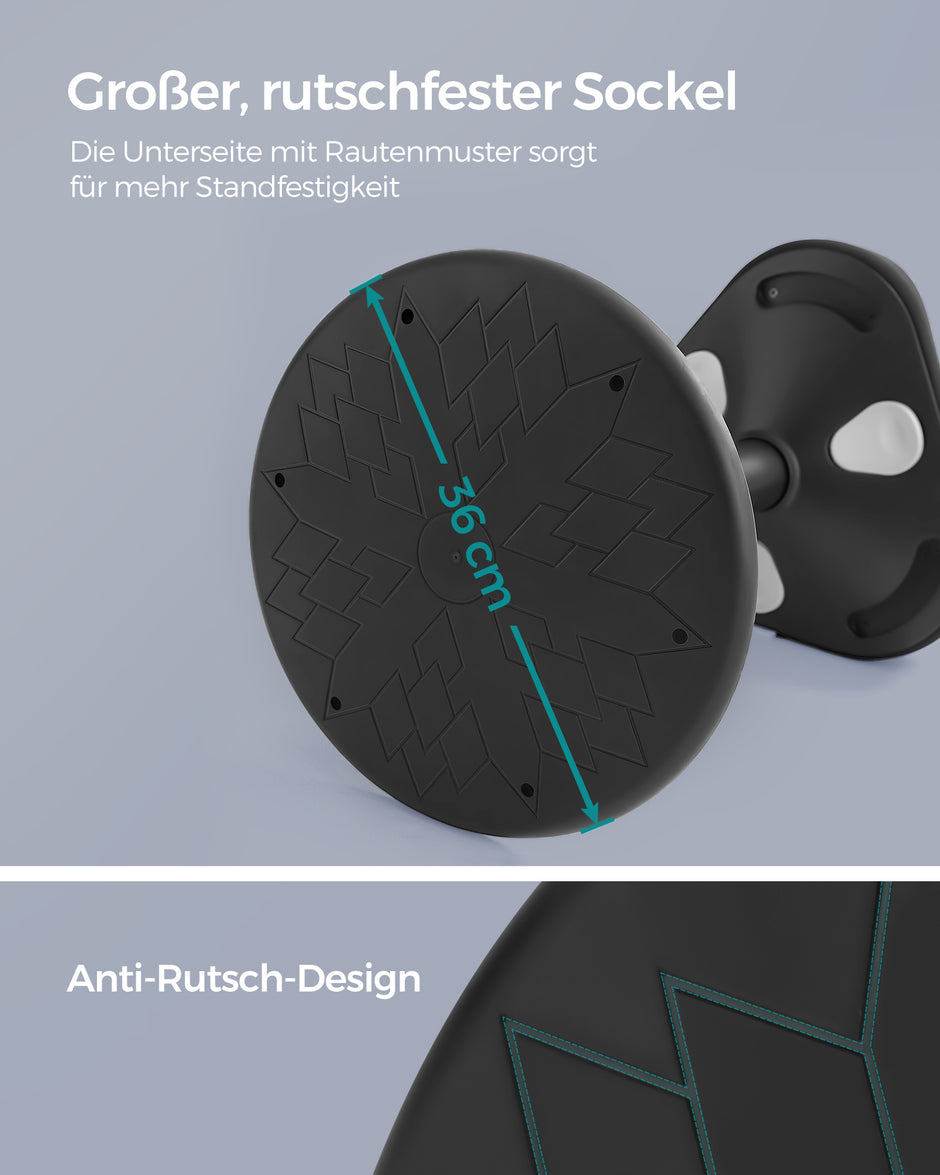 Stehender Stuhl - Höhe verstellbar - modern - schwarz