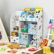 Organizer - Kinderzimmerschrank - Spielzeug und Buchspeicher - Weiß