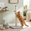 Krabpaal - 84 cm - Natuurlijk Sisal - Met Speeltjes - Lichtgrijs