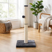 Krabpaal – Natuurlijk Sisal – Met Speelbal – 84 cm Hoog – Donkergrijs