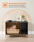 Katzenbäckerei mit Krabbenmatte und goldenen Beinen