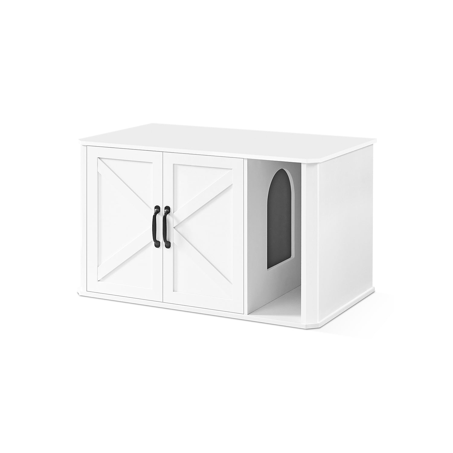 Katzenhaus mit Doppeltüren und Griffe Wolkwit